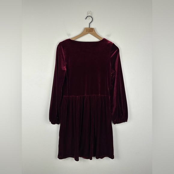 Anthropologie Amadi Greta Velvet Tunic Pockets Mini Dress Sz S - Picture 7 of 7